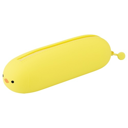 日本LIHIT A-7781 矽膠橫式筆筒/鉛筆盒(多款)柴犬*大, , large