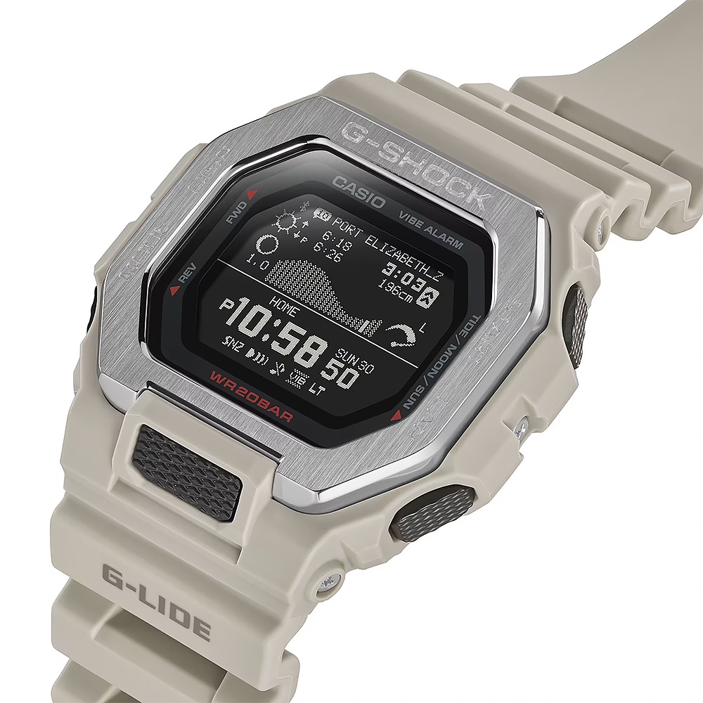 CASIO 卡西歐 G-SHOCK 衝浪運動藍芽手錶 GBX-100-8, , large