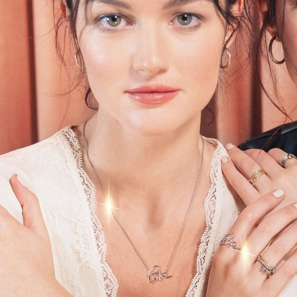 CHARRIOL 夏利豪 Silver necklace with Rh platiing 鋼索項鍊, , large