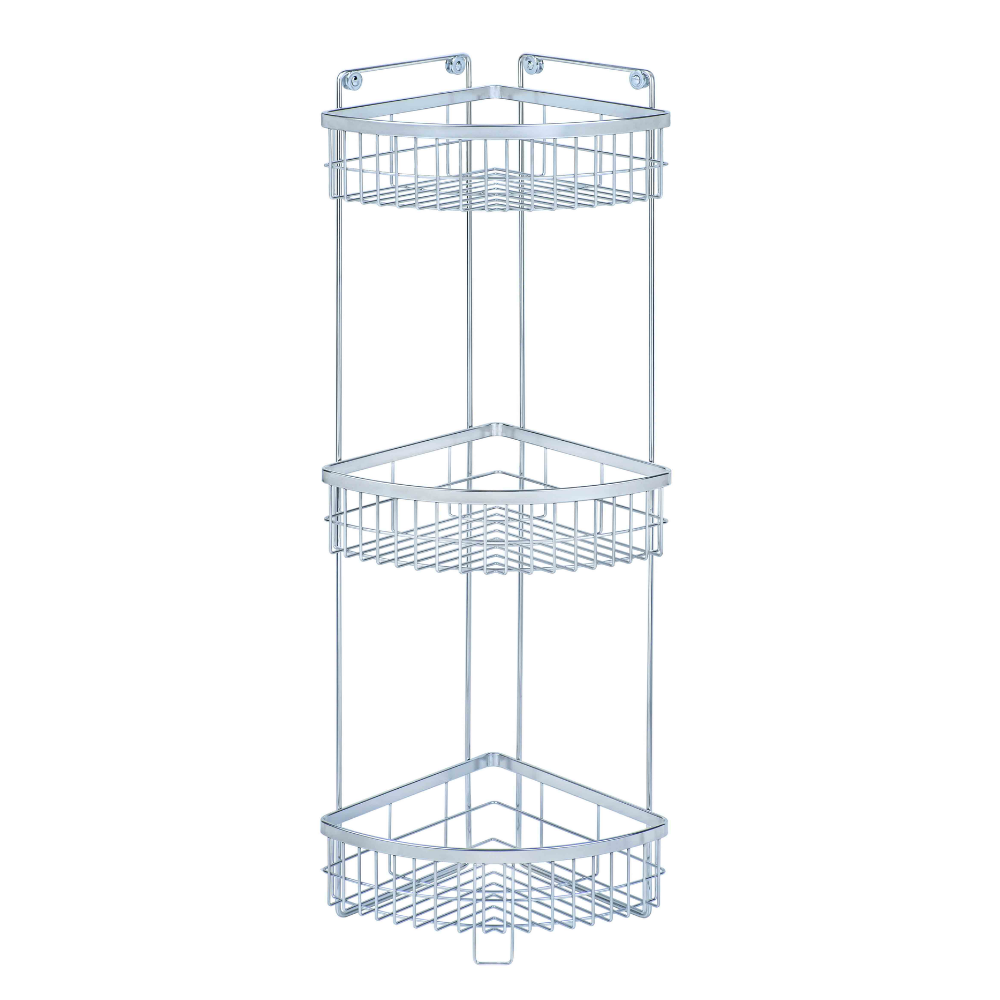 [King's house 金石家] 不鏽鋼三層角落架(加高款) / CS2535HB / SUS304不鏽鋼(18-8) / 不鏽鋼原色, , large