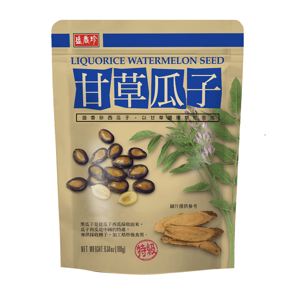 盛香珍特級甘草瓜子180g, , large