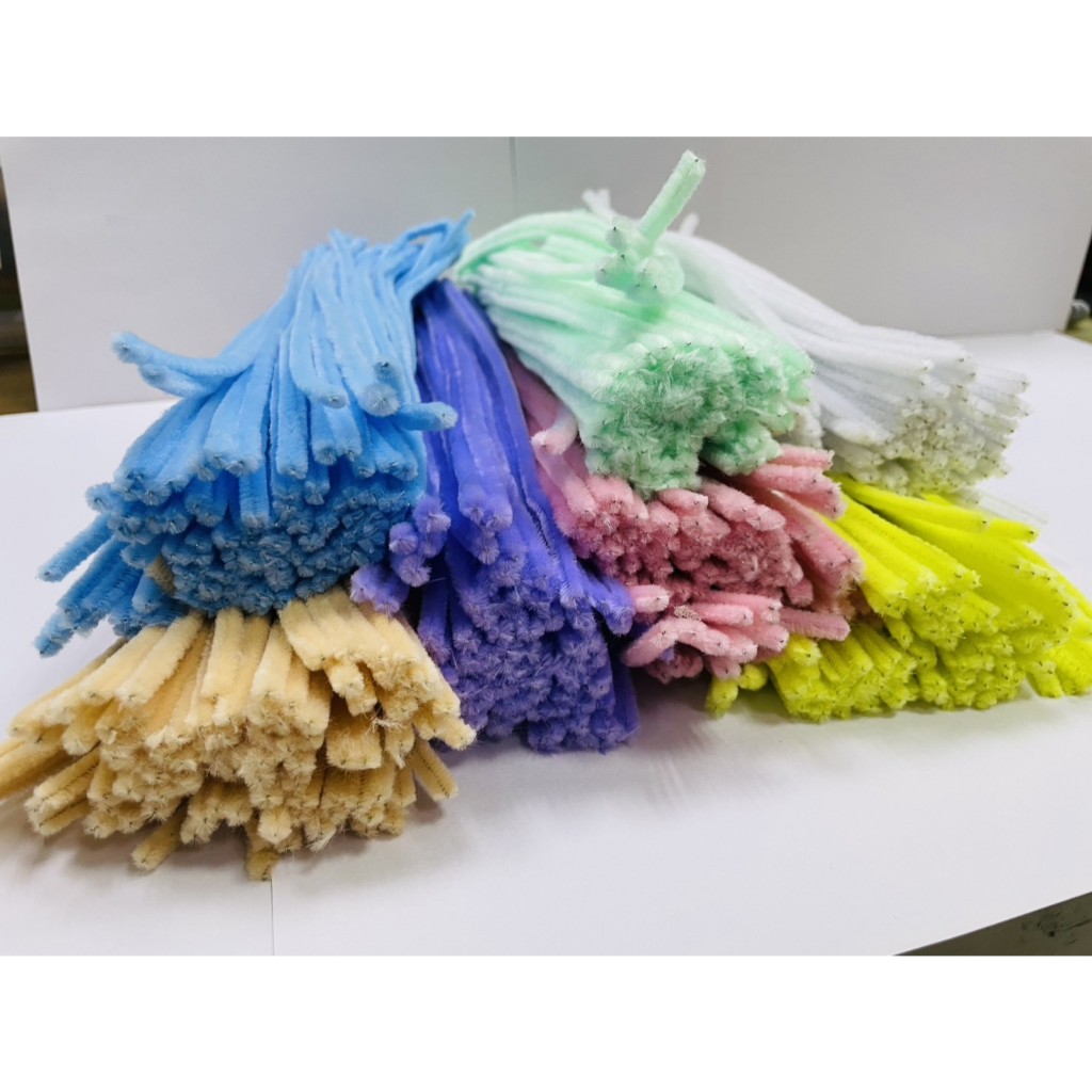 鴻昌 馬卡龍色 毛根 扭扭棒*1包100支(多色)綠色, , large