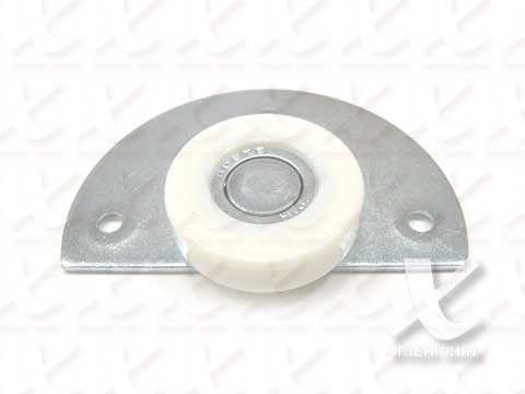 【協進五金】輪子+鐵片 白+錏色(尼龍)L1061(備), , large