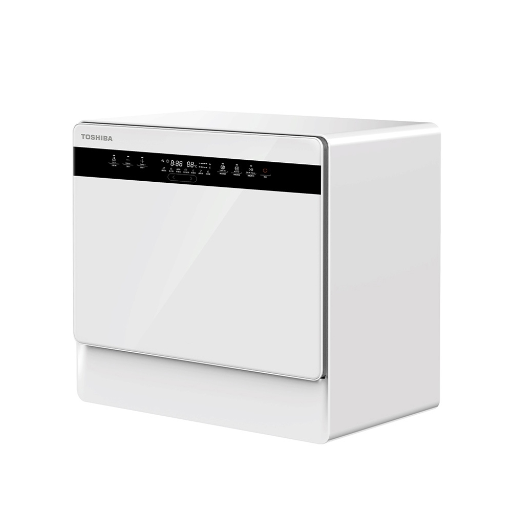 TOSHIBA 6-Person Countertop Dishwasher DW-05T1-TW, , large