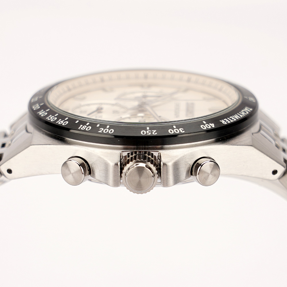 SEIKO 精工 都會紳士三眼計時手錶-米白色 SBTR045J/8T63-02R0S, , large
