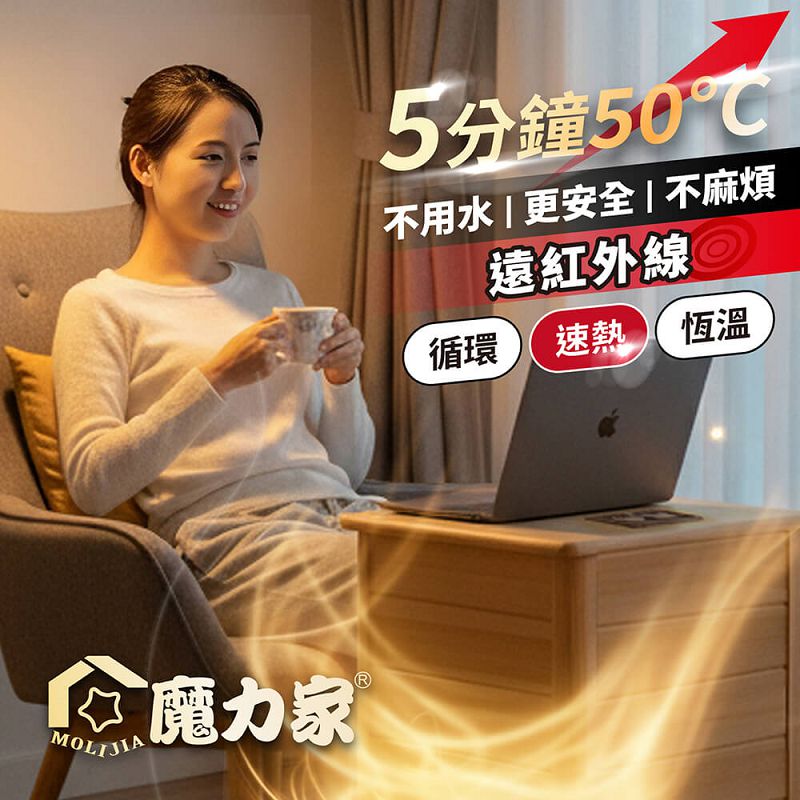 【MOLIJIA 魔力家】知足常熱遠紅外線桑拿桶-大型-單口版/泡腳桶/足浴機/蒸腳機/烘腳機/暖腳機, , large