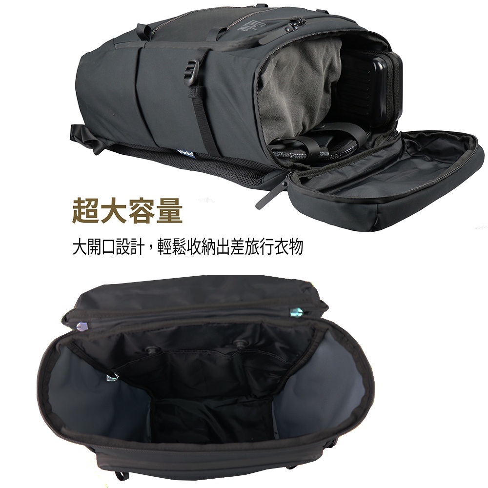 【Niche 樂奇】城市旅人天琴座商務後背包 N-19301 筆電包 手機包 3件一組, , large