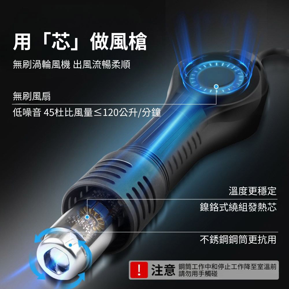 8786D數位調溫雙顯二合一熱風拆焊台, , large