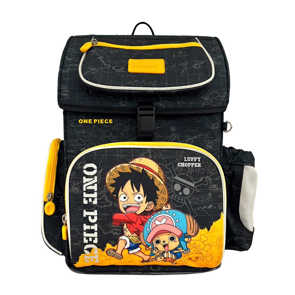 【IMPACT 怡寶】ONE PIECE航海王懸浮磁扣新世代標準型護脊書包 /個 IMPE7062BK, , large