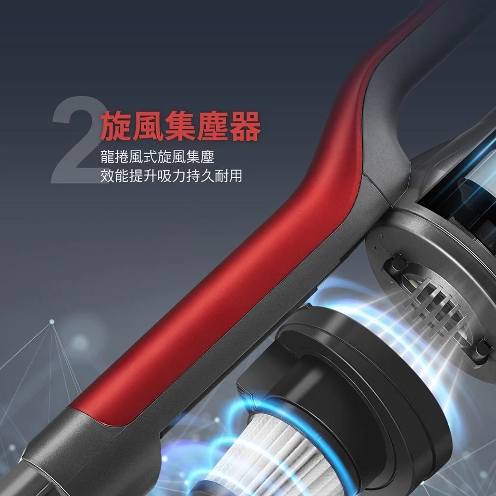 CHIMEI 奇美 LED電動地刷 手持 強力氣旋吸塵器 VC-HUNPH0, , large