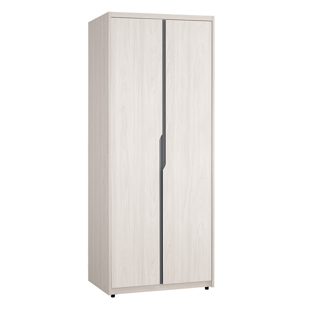 【Hampton 漢汀堡】尼蕾2.7尺雙吊置物衣櫥, , large