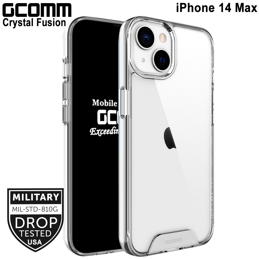GCOMM iPhone 14 Max 晶透軍規防摔殼 Crystal Fusion