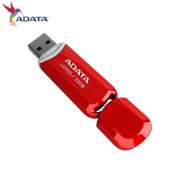 【ADATA 威剛】UV150 32G 紅色 USB 3.2 Gen 1 高速 隨身碟, , large