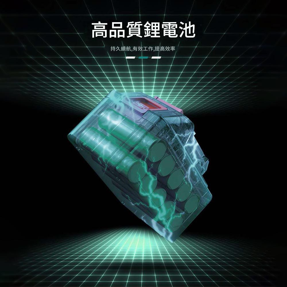 6吋有刷電鏈鋸5節1電1充(藍), , large