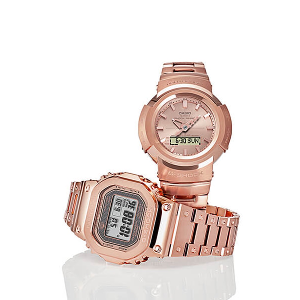 CASIO卡西歐 G-SHOCK 太陽能藍芽連線電波手錶 GMW-B5000GD-4, , large