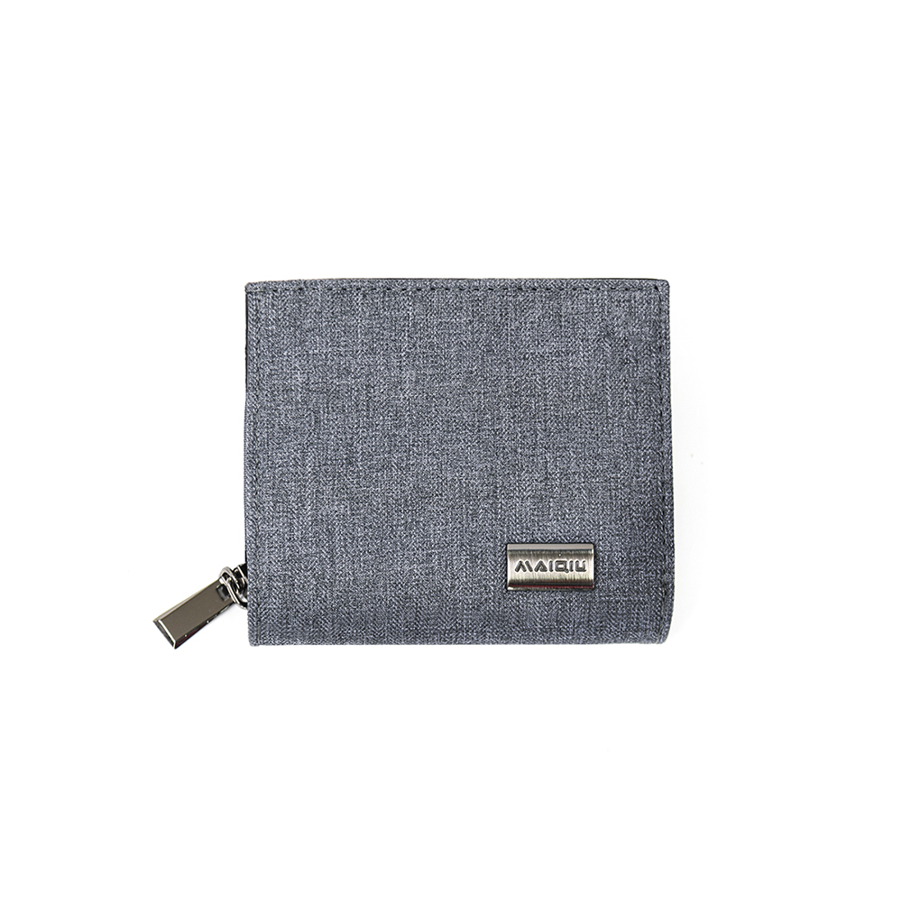 【MQ】Yamagata Fine Herringbone Zipper Short Clip, , large