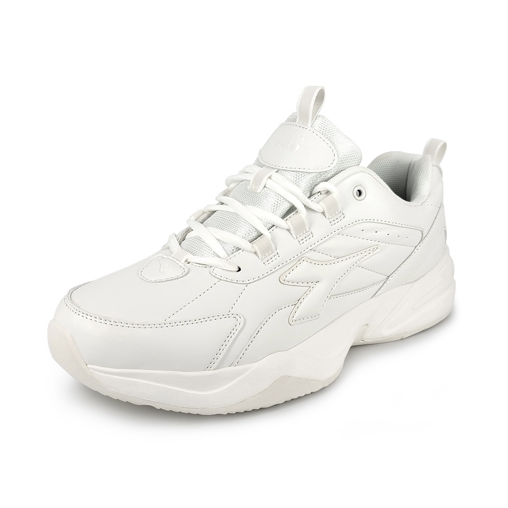 DIADORA迪亞多那 復古運動男鞋 男運動鞋 慢跑鞋 老爹鞋 反光 保護後跟 透氣 輕量 吸震 減壓 彈性 止滑 白, , large