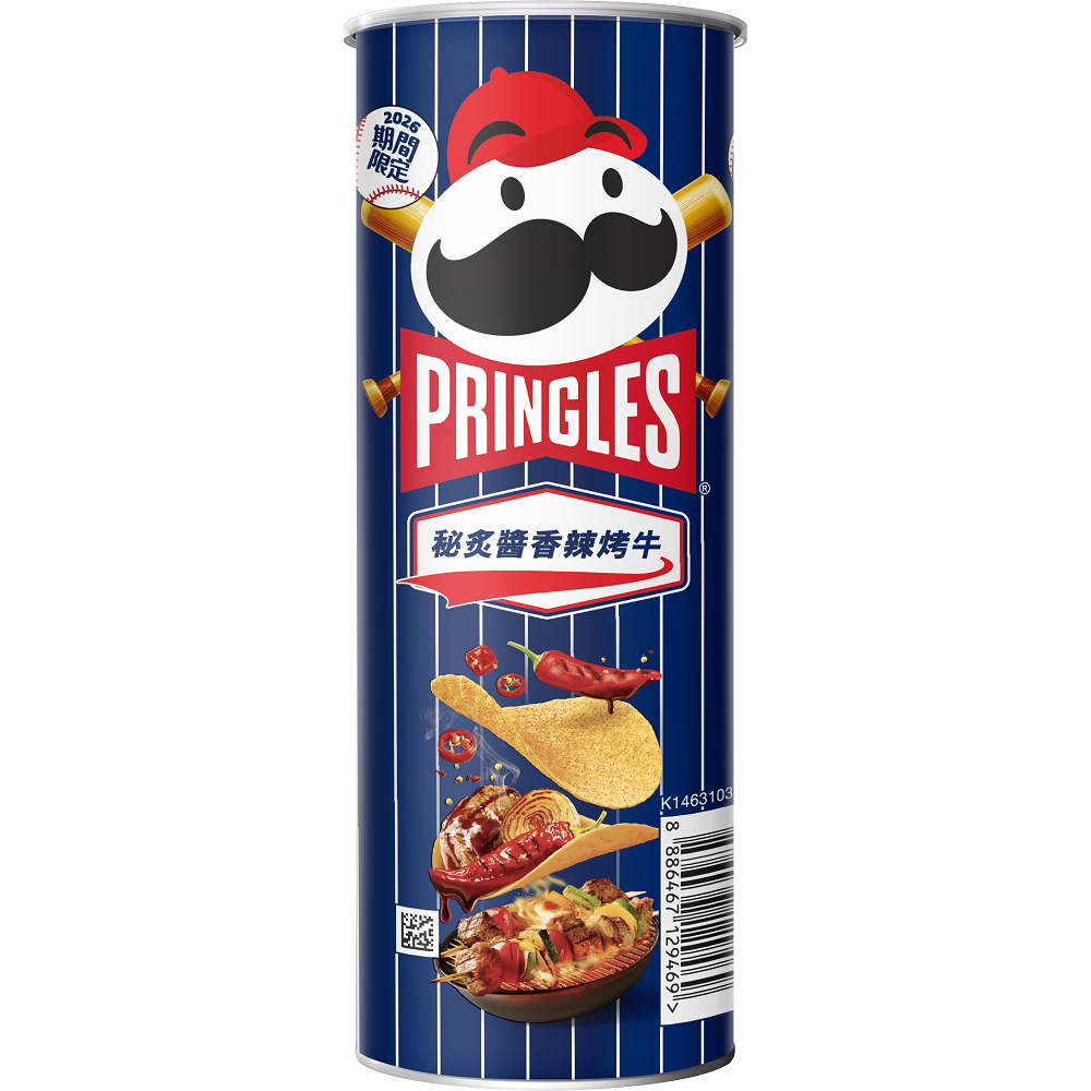 品客秘炙醬香辣烤牛風味洋芋片, , large