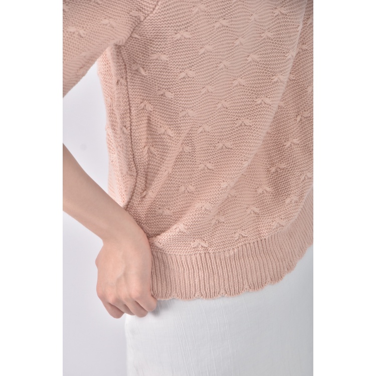 (M) 質感橘色短袖上衣二手衣, , large