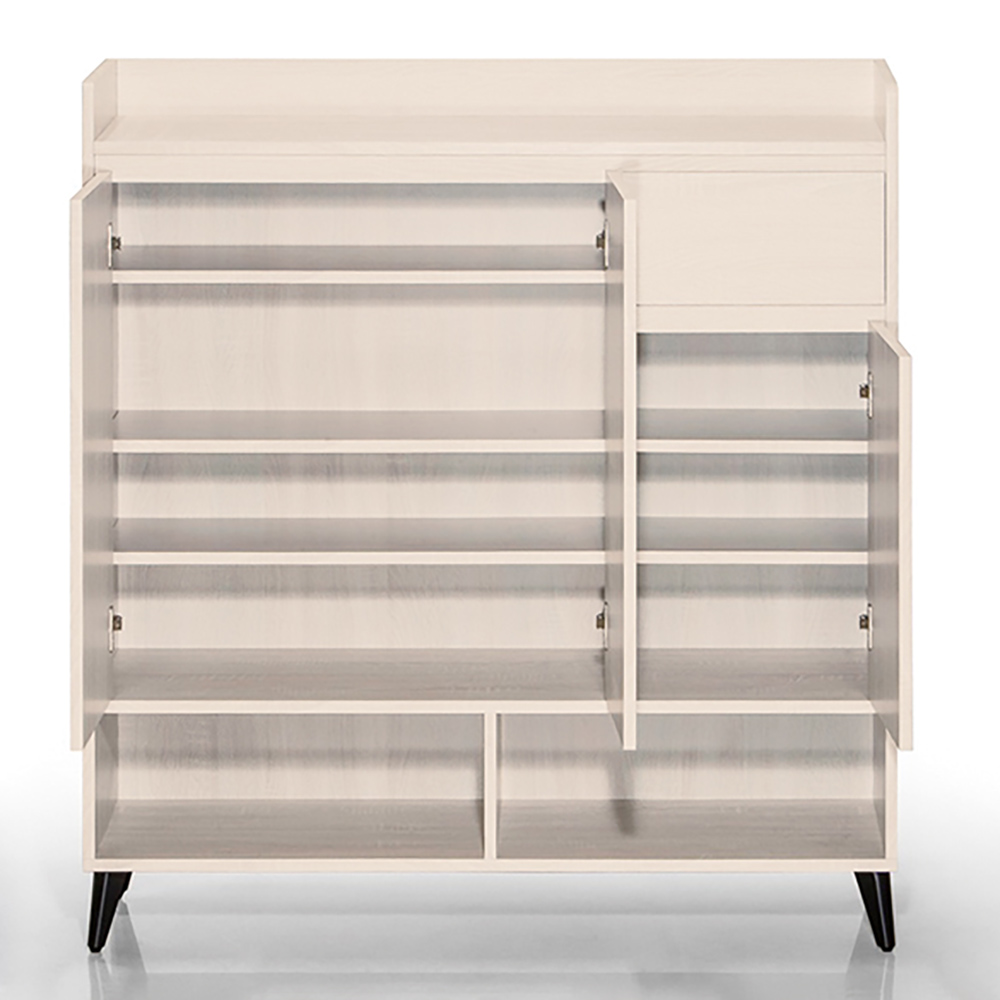 【Hampton 漢汀堡】菈雅白梧桐4尺鞋櫃, , large