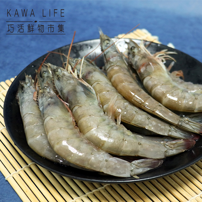 [KAWA巧活]小紅帽南美鮮凍白蝦30/40(800g), , large