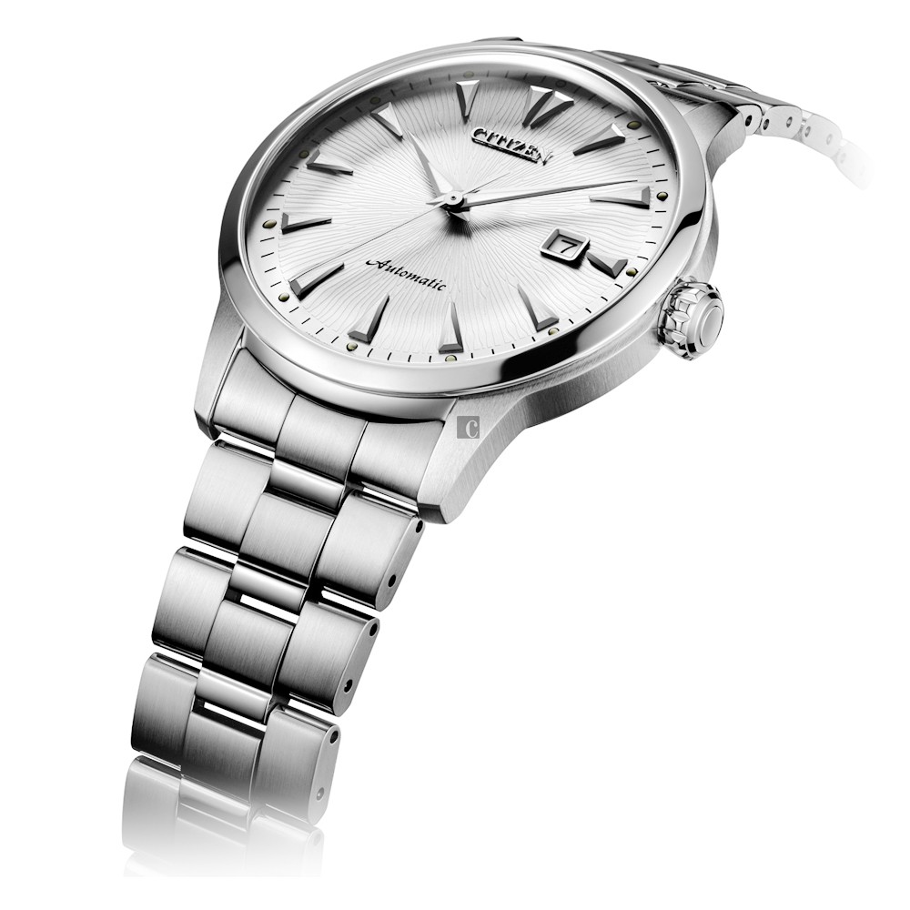 CITIZEN 星辰 限量黑潮復古版 機械錶-41mm NK0001-84A, , large