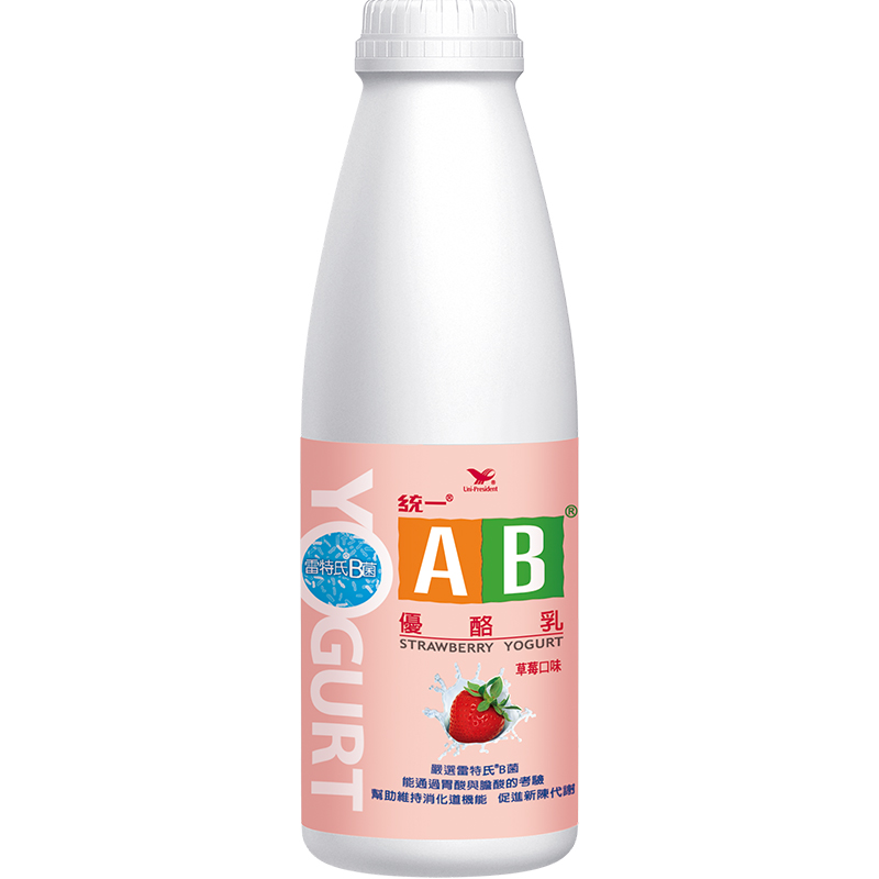 President AB Strawberry Yogurt902ml, , large