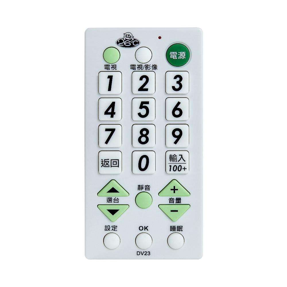 【AIFA艾法科技】大按鍵電視萬用遙控器 TV Universal Remote(DV23), , large