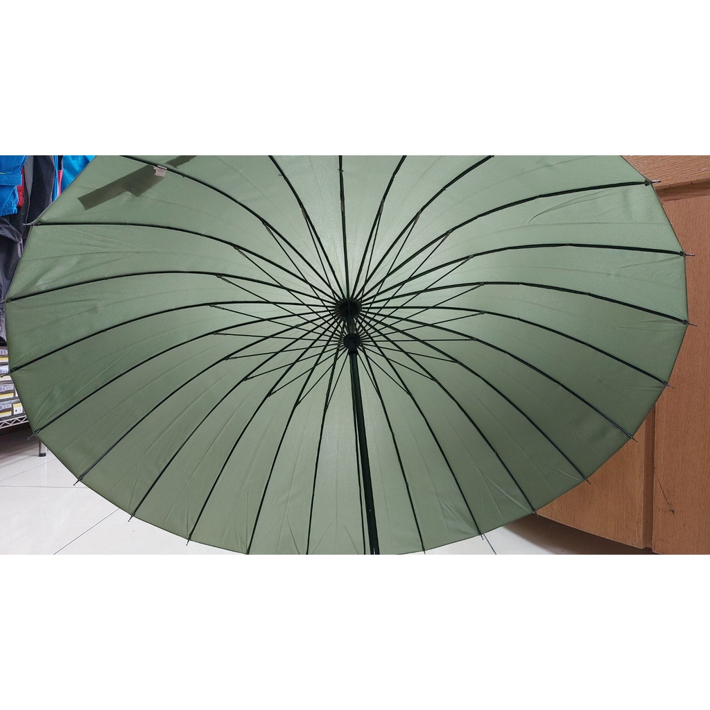 【周周生活】雨傘 現貨 傘 遮陽傘 陽傘 大雨傘 日式素色24支骨架 直傘 晴雨傘 抗uv傘 防潑水 防風雨傘 快速出貨, , large
