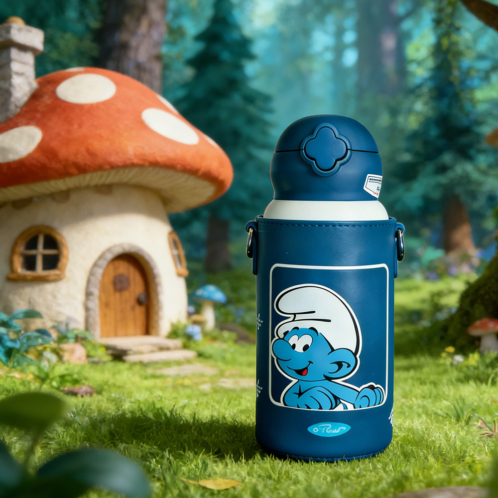 【BEDDYBEAR】Bear Four-Leaf Clover Children's Thermos Flask 630ml, , large