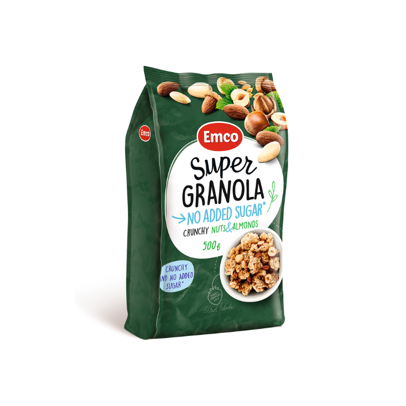 EMCO Granola no added sugar nuts, , large