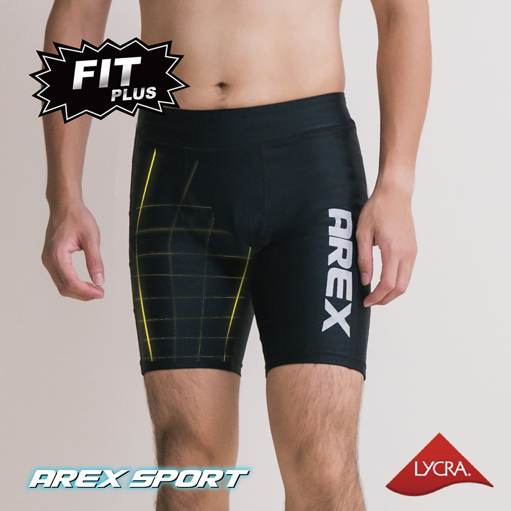 【arexsport】AS-9212 男短褲 口袋運動短褲 萊卡褲 水陸褲 加大碼五分褲 男緊身褲 訓練褲 泳褲 台灣製, , large