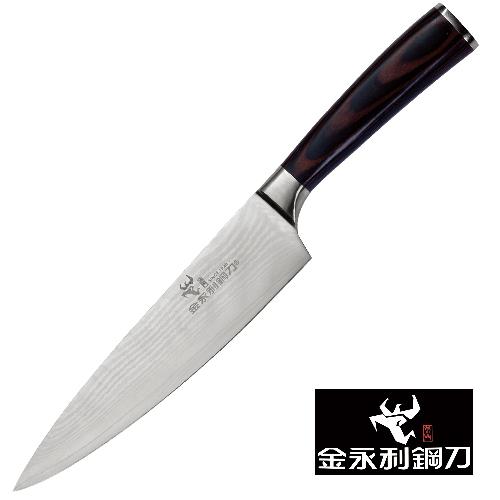 【金永利鋼刀】龍紋系列 小牛肉料理刀K4-7a