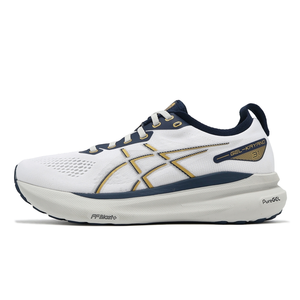 [秉宸] ASICS GEL-KAYANO 31 慢跑鞋 白藍 1011B995-021, , large