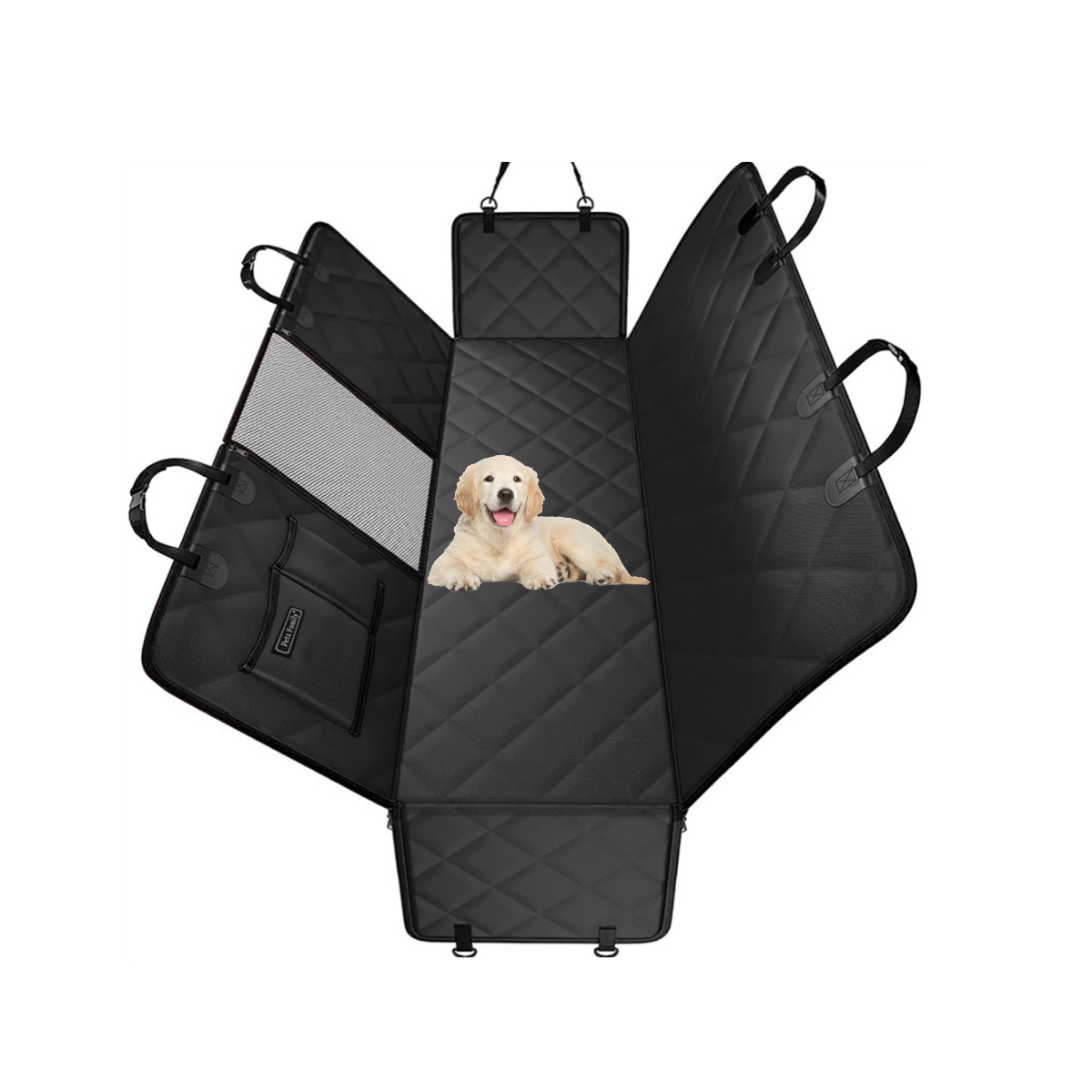 【Pets Famliy】Pet mat for back seat, , large