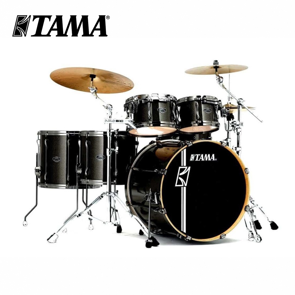 TAMA Superstar Hyper-Drive MK62HZBNS-MGD 專業楓木爵士鼓組 金蔥黑色【敦煌樂器】, , large