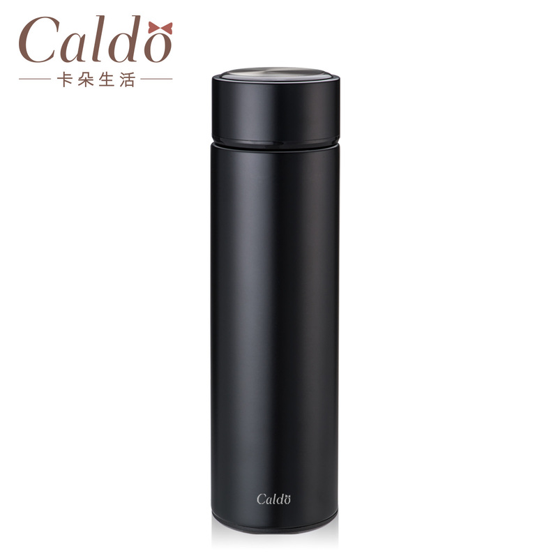 [ Caldo卡朵 ] 簡約風不鏽鋼保溫瓶500ml - FM006 - 黑