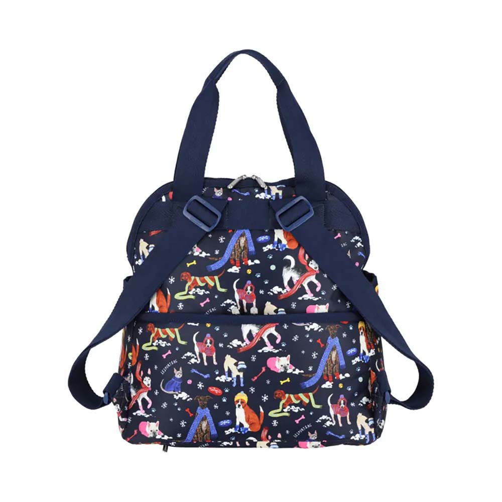 |快速出貨|Lesportsac Double Trouble Backpack 手提兩用後背包媽媽包/ 雪國汪星人, , large