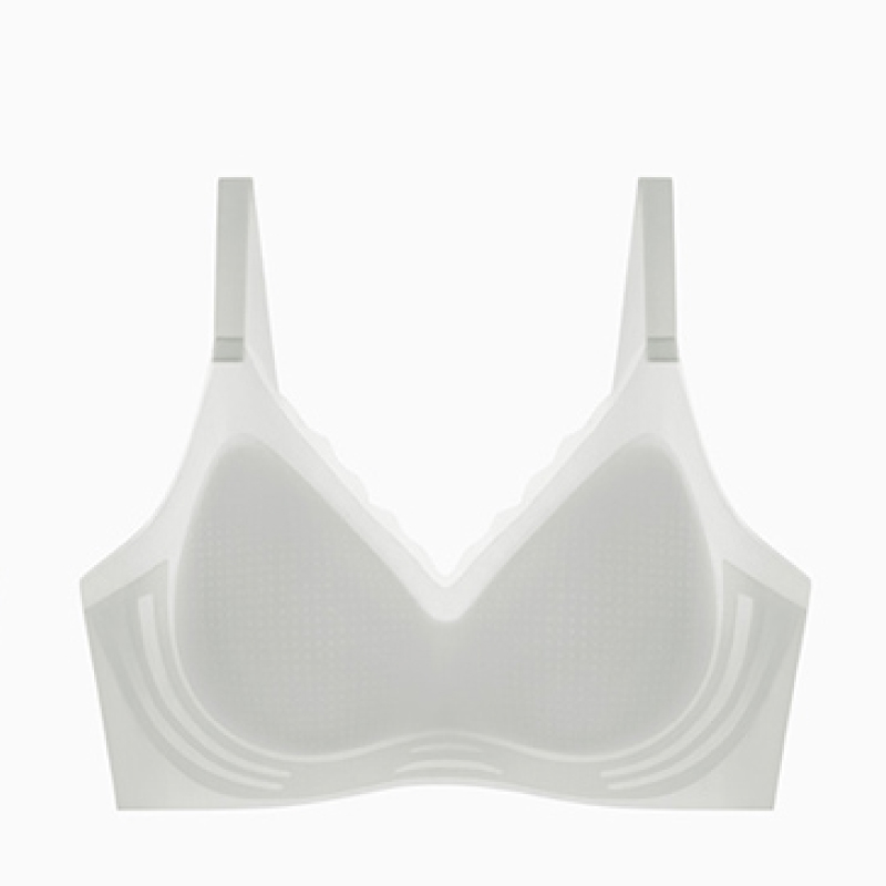 [WINIBRA] Seamless Wireless Bra, BC Cup, Style 691, Light Blue, Size M (34), , large