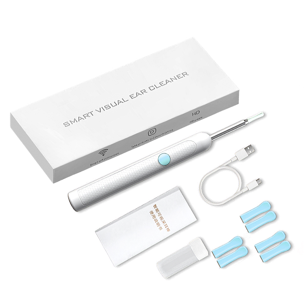 【上手家居】可視掏耳棒 白色 9件套(掏耳棒/挖耳棒/挖耳勺/採耳棒), , large