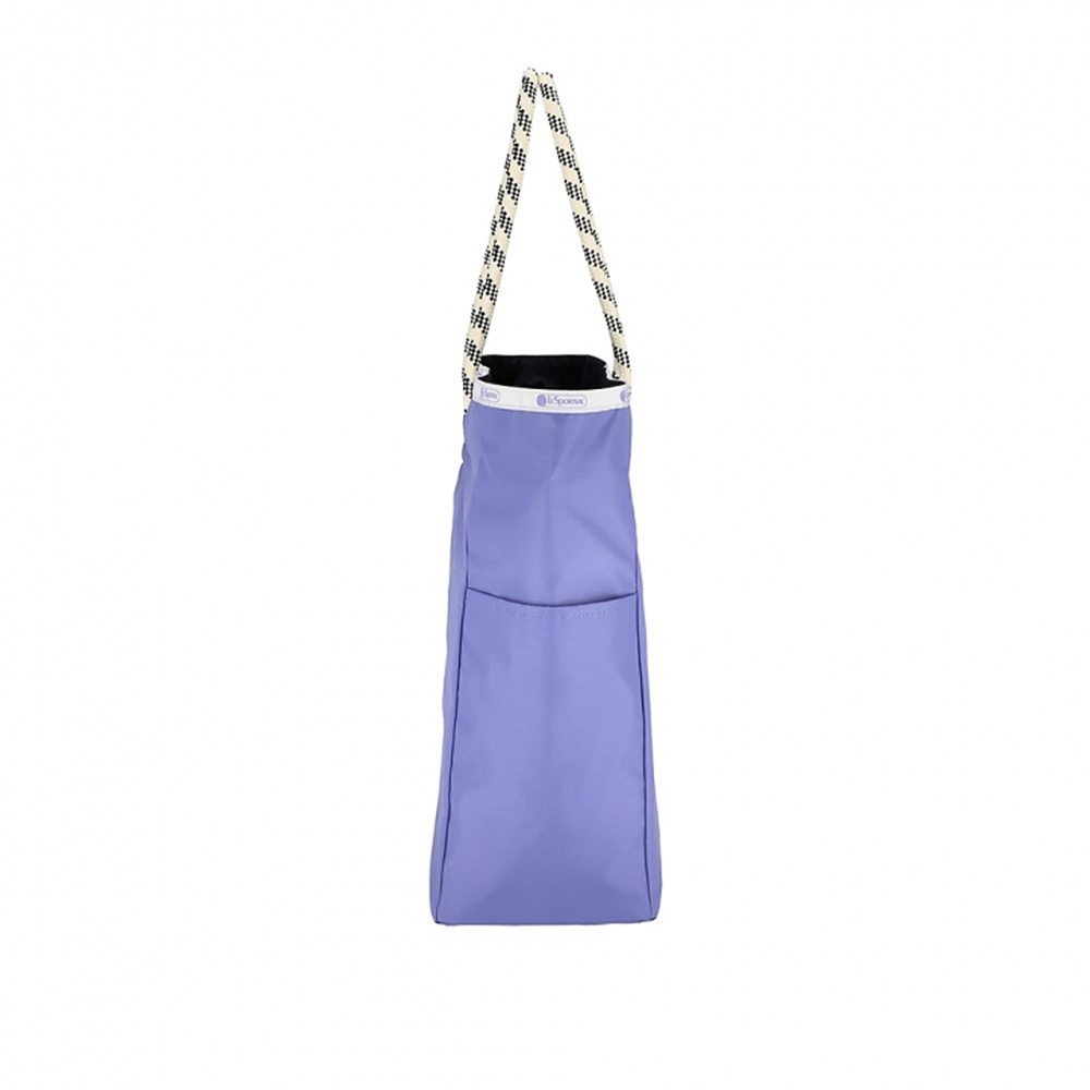 |快速出貨|Lesportsac Large 2 Way Tote 大型雙面托特包/ 藍紫色簡約風, , large