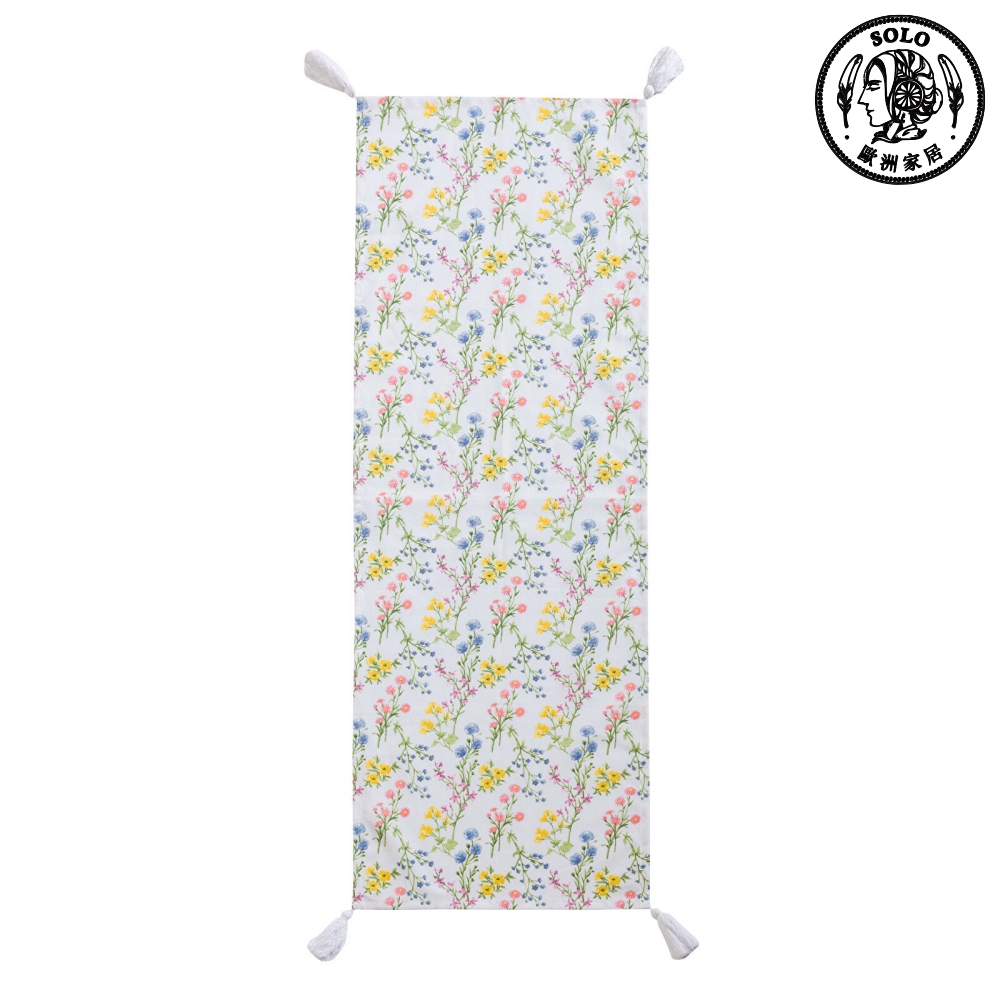 【SOLO歐洲家居】LCW Home 40x120cm 繽紛田園花卉餐墊 桌旗 桌布, , large
