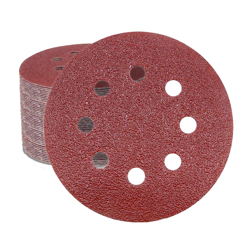 8-hole/110V round sander/accessory: 50 pieces of 60-grit sandpaper, , large
