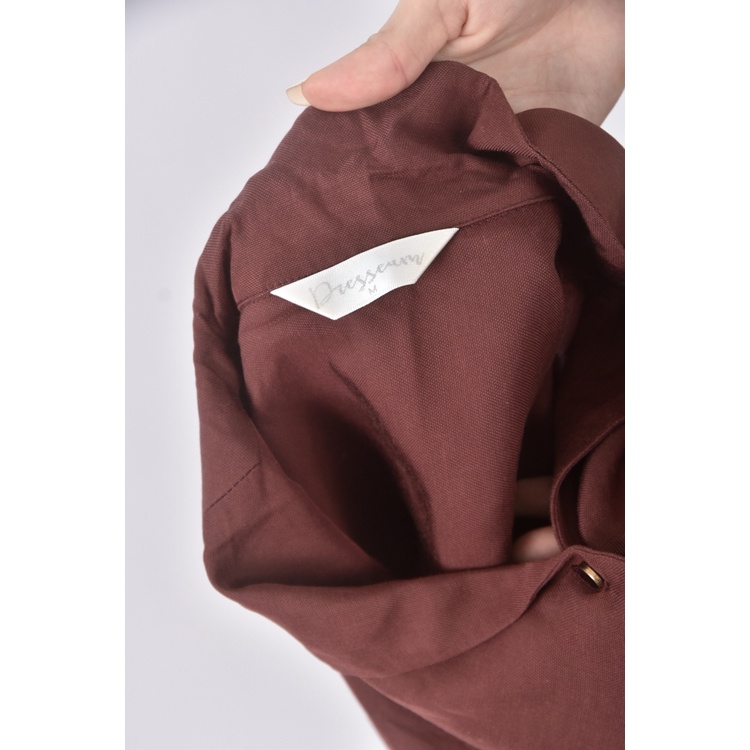 (S) dresseum質感紅色長袖上衣二手衣, , large