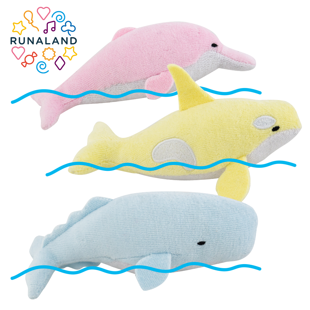 [RUNALAND]Bath Toys Set for Baby Fish Whale Dolphin, , large