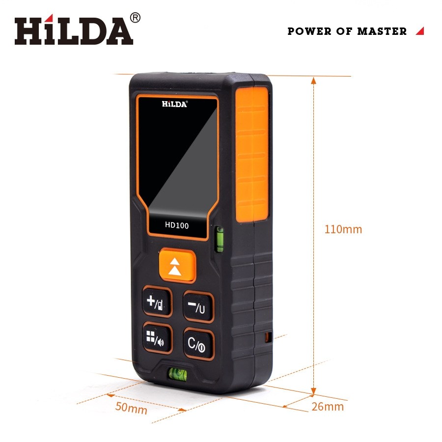 【HILDA】希爾達電動工具 測距儀 40米 雷射尺 雷射水平儀 HL40M, , large