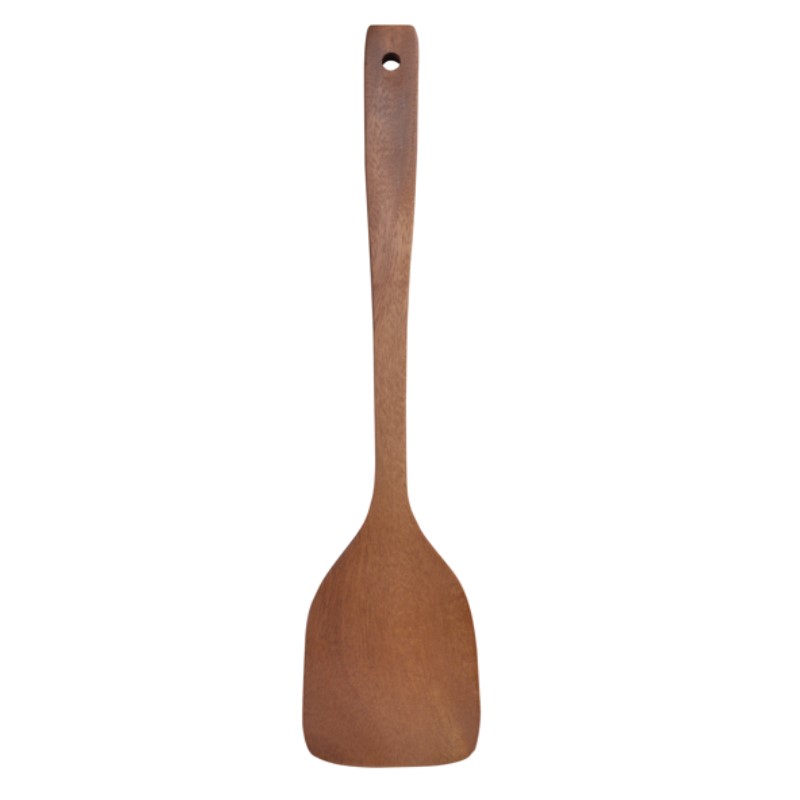 Wood horn long fried shovel, , large