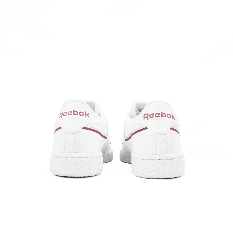 Reebok Club C 85 Vegan [100074446] 女 休閒鞋 經典 復古 皮革 小白鞋 舒適 白紅棕, , large