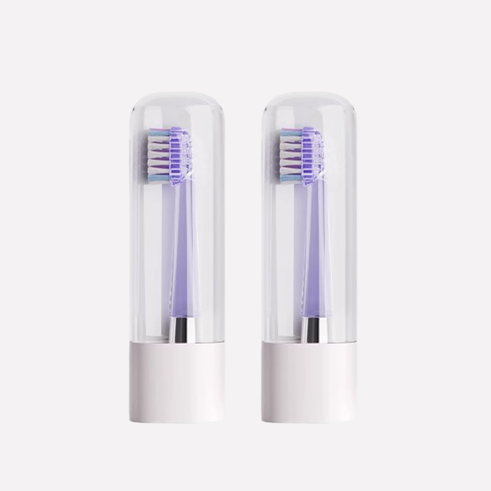 [富擎]JIMOK J6 PRO電動牙刷刷頭兩入組(清潔型刷毛)-太空銀, , large