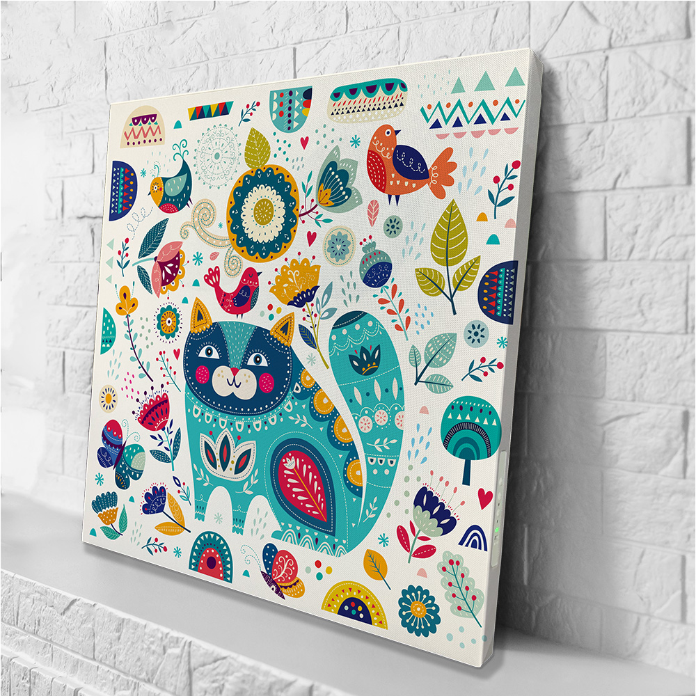 【日本 VisualSonic】藍牙畫布音箱 - Fortune Cat, , large